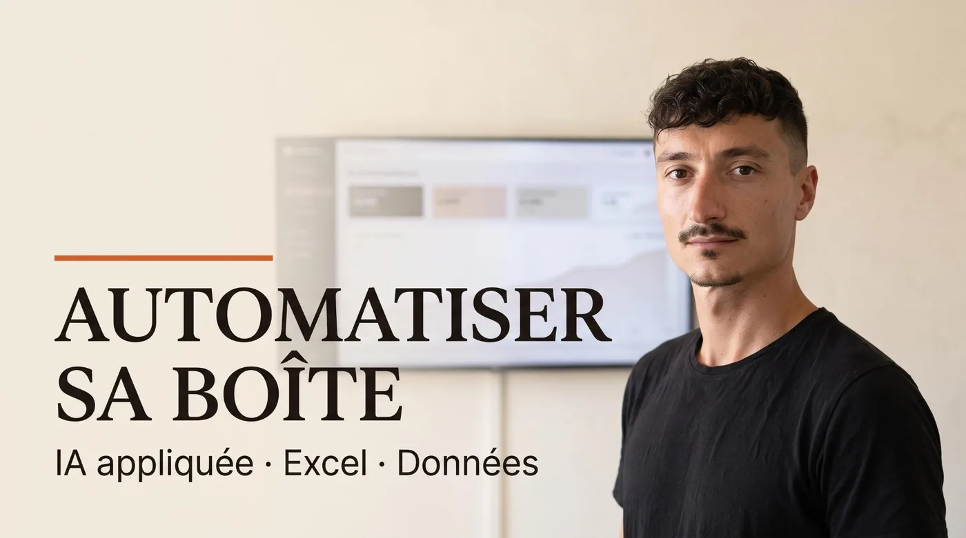 Bannière de la communauté Automatiser sa boîte : IA appliquée, Excel, données